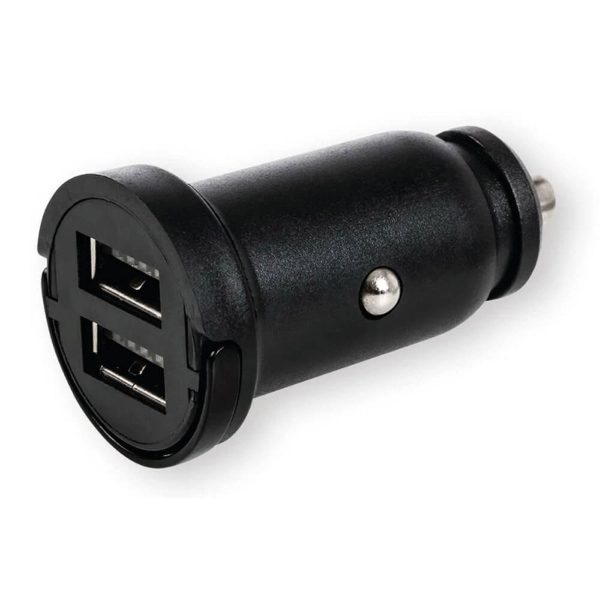 Mywigo Cargador de coche 2x USB Negro