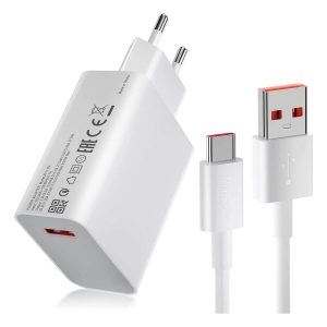 Xiaomi Charging Combo 33W Cargador Rápido USB-A + Cable de datos USB-C Blanco MDY-11-EZ