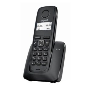 Teléfono inalámbrico Dect Gigaset A116 negro