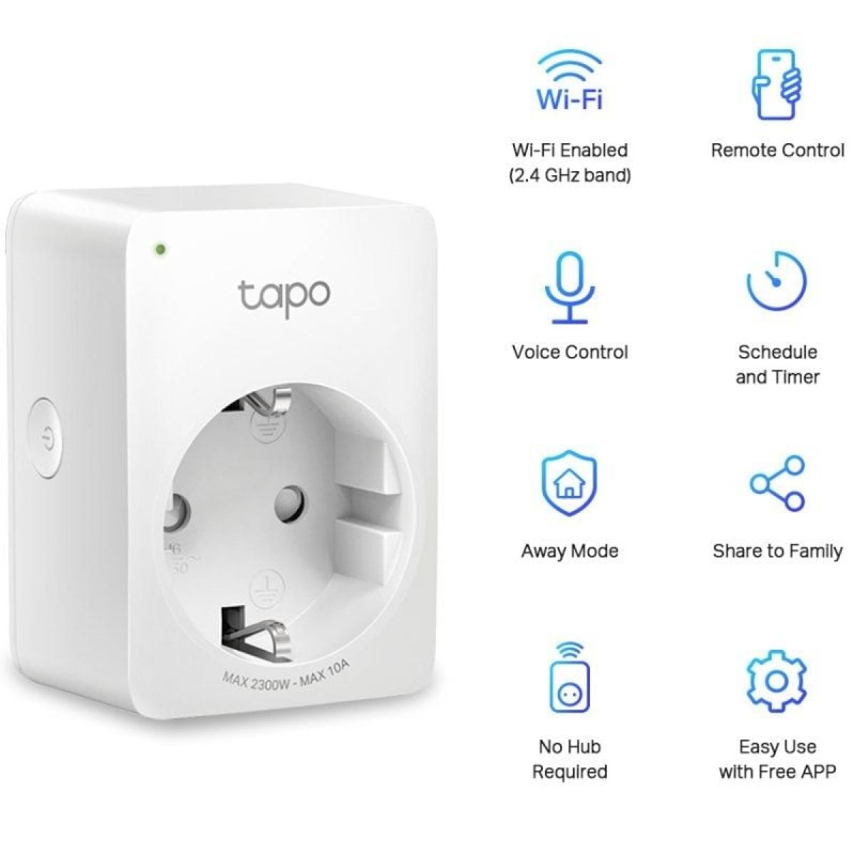 TP-Link Tapo P100 Mini Smart Wifi Enchufe Inteligente