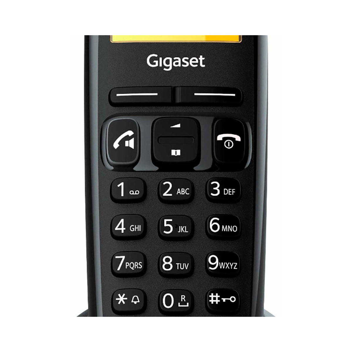 Teléfono Inalámbrico DECT Gigaset Duo Negro A270