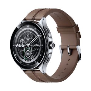 Xiaomi Watch 2 Pro Bluetooth Acero Plata con Correa de Cuero Marrón