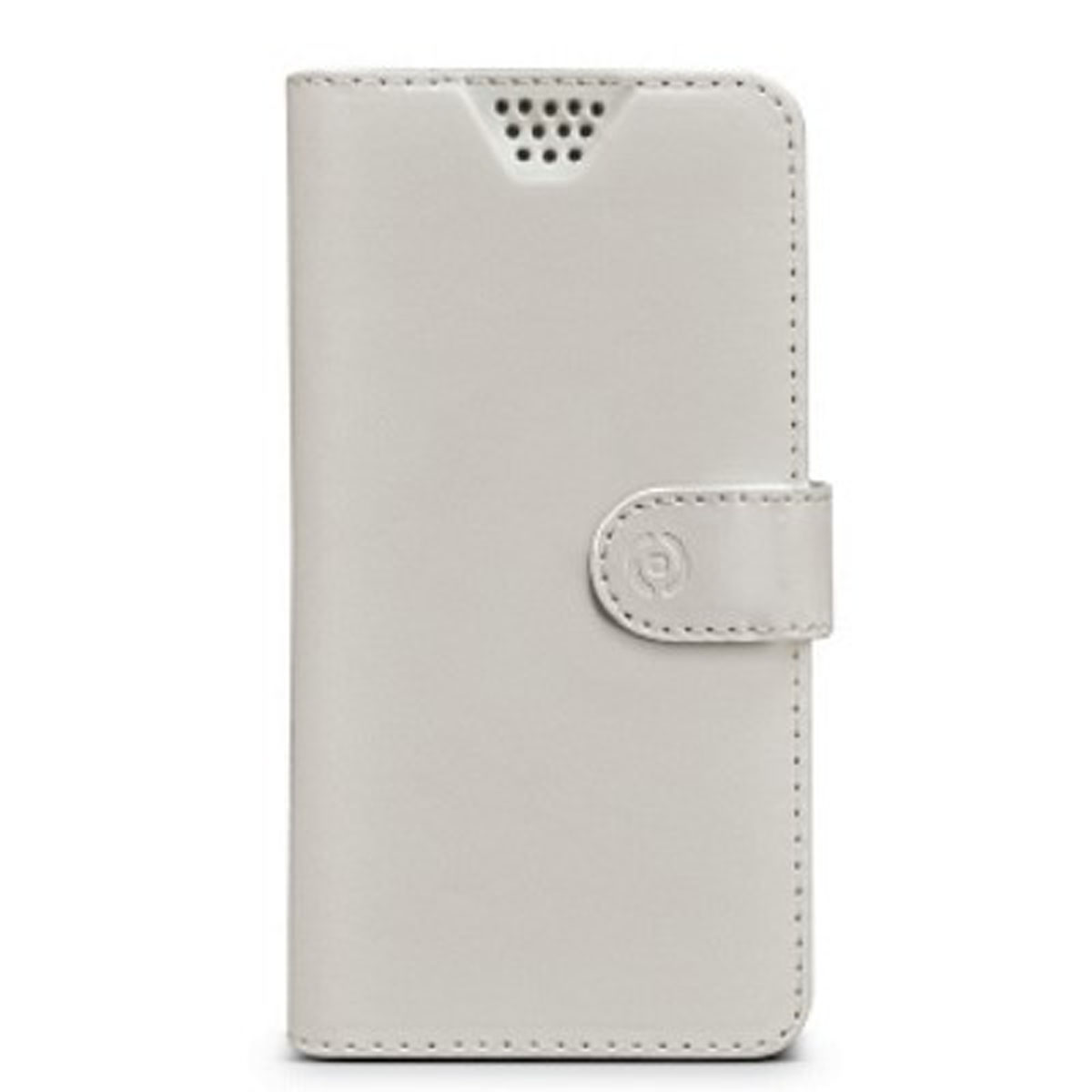 Funda Celly universal XL tipo libro blanca