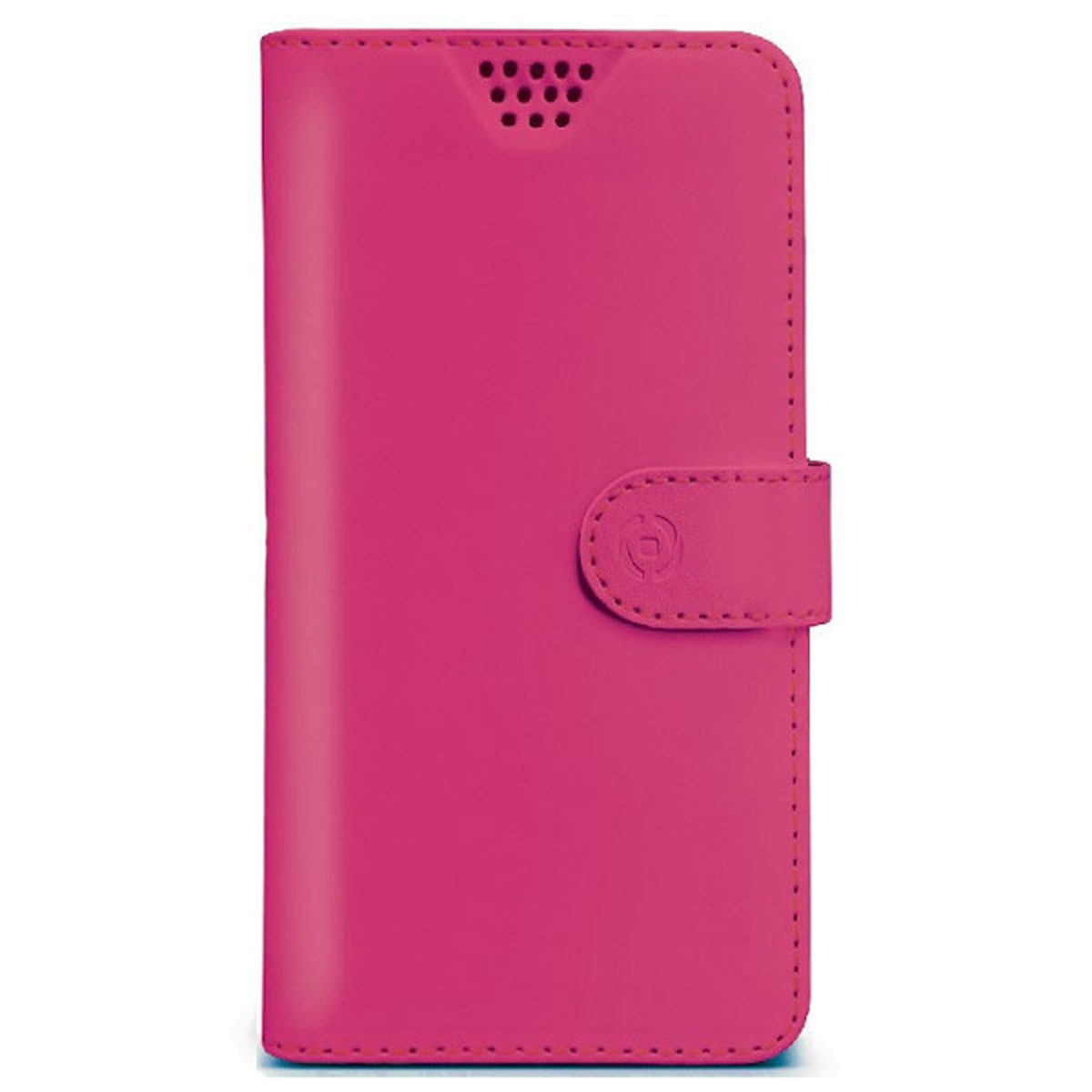 Funda Celly universal XXL tipo libro rosa para móviles de 5,7″