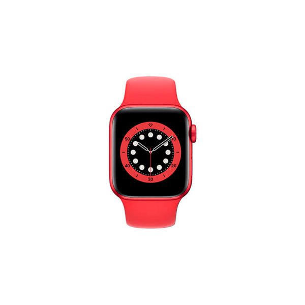 Apple Watch Series 6 (GPS), 44mm Aluminio (PRODUCT) RED y correa deportiva Roja