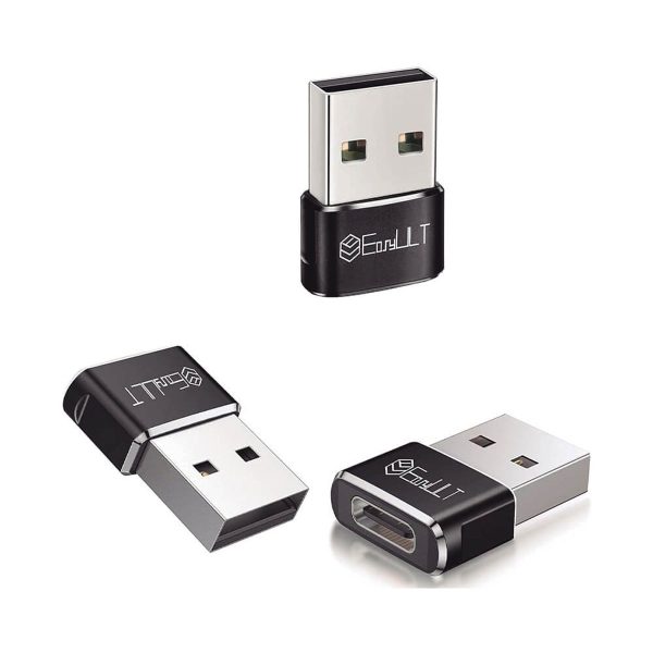 Adaptador de USB-C a USB 2.0 Negro