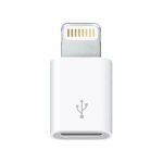 Apple Adaptador de Lightning a MicroUSB Blanco MD820ZM/A