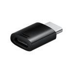 Samsung Adaptador de MicroUSB a USB-C Negro EE-GN930