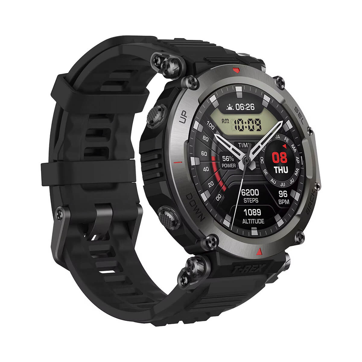 Amazfit T-Rex Ultra Smartwatch Negro (Abyss Black)