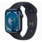 Apple Watch Series 9 GPS 45mm Aluminio Negro y Correa deportiva Negra - Talla M/L