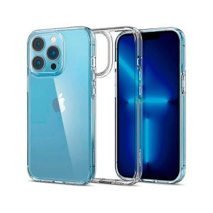 Funda hybrid (bumper+trasera) transparente para iPhone 13 Pro Max