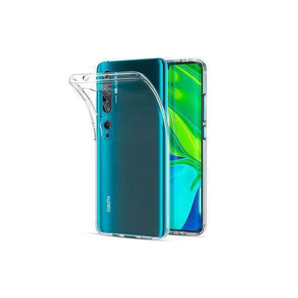 Funda de silicona gel transparente para Xiaomi Mi Note 10