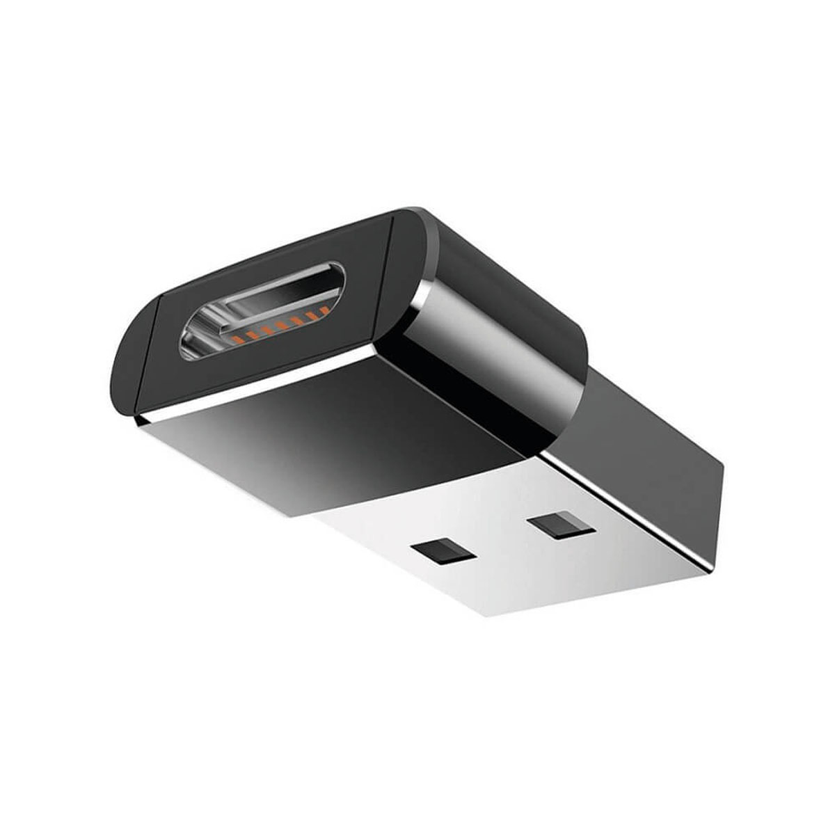 Adaptador de USB-C a USB 2.0 Negro