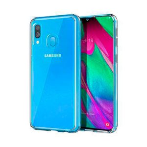 Funda Hybrid (bumper + trasera) Transparente para Samsung Galaxy A40