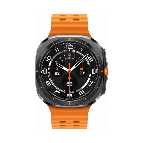 Samsung Galaxy Watch Ultra 4G 47mm Gris (Titanium Gray) y Correa Marine Band Naranja L705