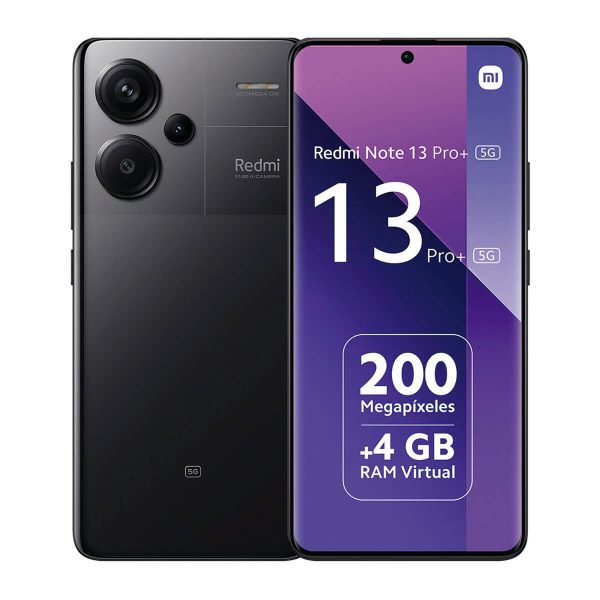 Xiaomi Redmi Note 13 Pro+ 5G 8GB/256GB Negro (Midnight Black) Dual SIM